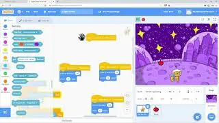 Scratch: Collecting Apples in Space!