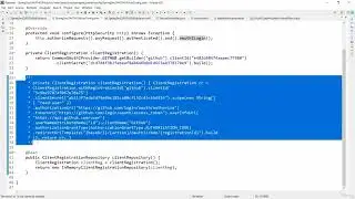 12.100   Building a sample spring application that uses GitHub Auth server during OAUTH2