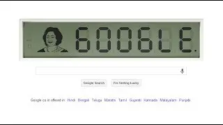 Shakuntala Devi  Google Doodle