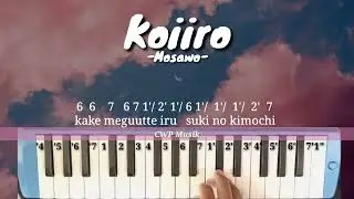 Koiiro - Mosawo not pianika / melodica cover 恋色  もさを