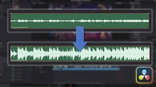 Como aumentar o audio - Davinci Resolve