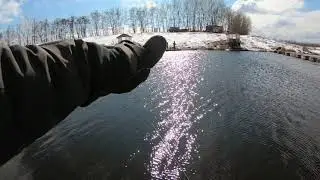 Выезд с друзьями за своей первой форелькой!) Пруд Дальний Раг!