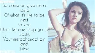 Selena Gomez - Hands To Myself [LYRICS VIDEO] (with audio)