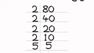 Math - Example of  LCM By Prime Factorization - English