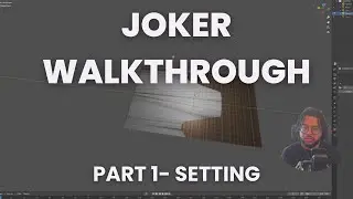 Joker Folie à Deux | 3D Background Design | Blender | Part 1- Setting