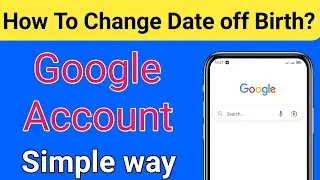 how to change date of birth on google account || change date of birth on google account in hindi