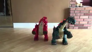 Fisher Price Imaginext Spike The Ultra Dinosaur Green and Red at Play