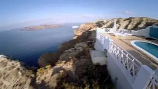 QAV400 with Alexmos Brushless Gimbal - Santorini Islands - Greece
