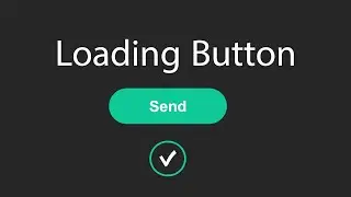 How to Create a Button With Loading Spinner in HTML CSS & JavaScript | Loading Button on JavaScript