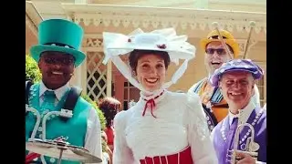 Mary Poppins Show In Front Of Sleeping Beauty Castle Disneyland