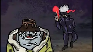 Satoru Gojo vs Jogo (jujutsu kaisen fan animation)