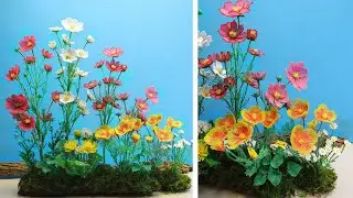 French beaded flowers - Beaded Summer flower garden!