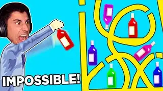 I Found the Most IMPOSSIBLE Bottle Flip! | Happy Wheels