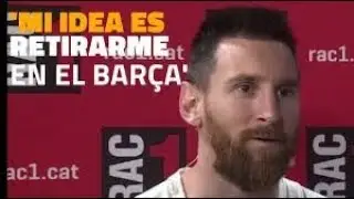 Messi: pense en irme del barcelona || Entrevista de RAC1 a messi ||