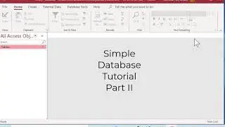 Microsoft Access Simple Book Library Database 2/4