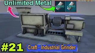 Unlimited Metal - Craft - Industrial Grinder ( Brutal ) Episode #21 Ark Mobile | Hero Gaming YT