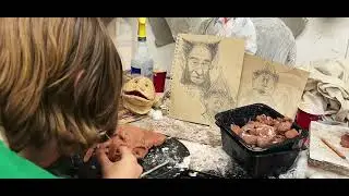 Sculpting Tib Puppet