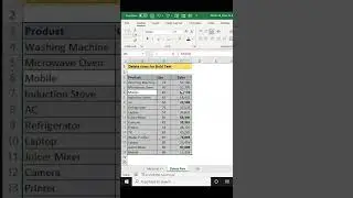 How to DELETE all Rows for BOLD Figures | MS Excel | 