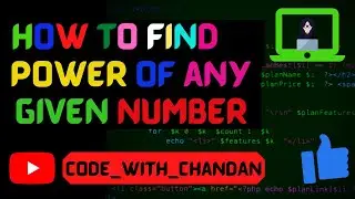 Program To Find Power Of A Number || Power Program In Python || exponent program in python