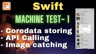 Machine test in iOS using core data and api calling