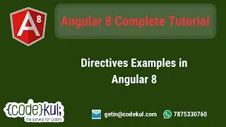 Angular 8 Directives| Custom Directives in Angular 8 | Codekul