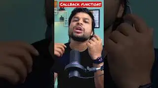 Callbacks in JS. 