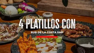4 Platillos utilizando Rub de la Costa