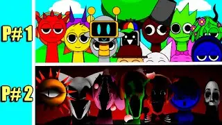 Phase 1 VS Phase 2 in Incredibox Sprunki! NEW HORROR MOD