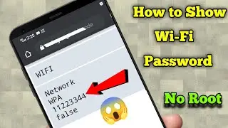 How to See your connected WiFi password in your phone