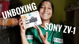 Unboxing my FIRST CAMERA⚡SONY ZV-1