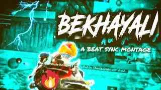 PUBG MOBILE BEAT SYNC MONTAGE / BEKHAYALI 🔥🔥#PUBG #BEKHAYALI