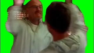 Walter White, Jessie Pinkman Celebration Scene Green Screen