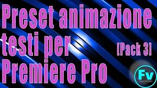 Titoli Animati gratis  per Premiere Pro (Pack03)