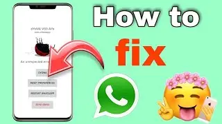 an unexpected error occurred WhatsApp gb WhatsApp problem