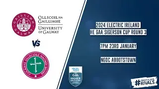 University of Galway vs St Mary's Belfast  - 2024 Electric Ireland HE GAA Sigerson Cup Round 3 🏆