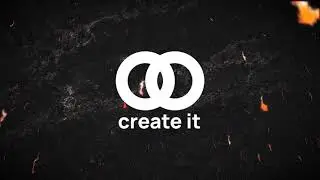 After Effects fire blast logo animation intro template (no software needed)