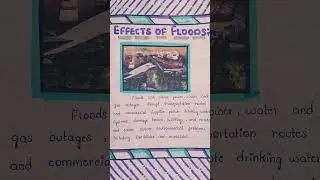 Social Contemporary issue is on the effect of FLOODS and CYCLONES 