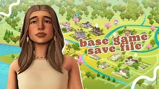 I Found a Realistic Base Game Save File in The Sims 4! | JQ Basegame Save
