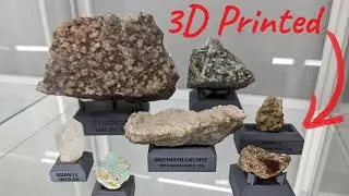 3D Printing Custom Mineral Display Stands