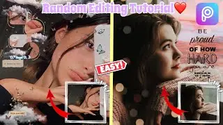 ✨2021 Random PICSART Editing Tutorial✨ | Try this❤️| Ghelyn Mae