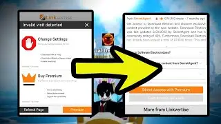 HOW TO FIX invalid visit detected linkvertise!!