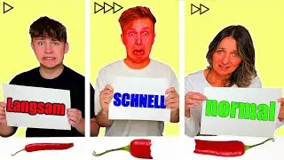 SCHNELLES, LANGSAMES oder NORMALES Essen Challenge 🤣 TipTapTube