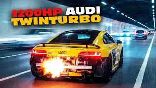 1200hp Audi R8 Twin Turbo | 4k