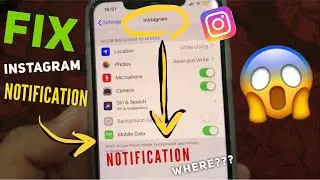 FIX Notification Instagram Problem (iOS 10,11,12,14)