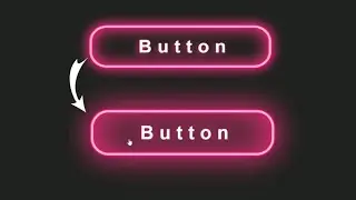 How to create glow button using html and css