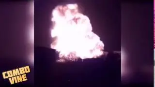 когда взрываешь самодельную бомбочку!