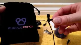 Purple Panda lavalier (lapel) microphone kit review