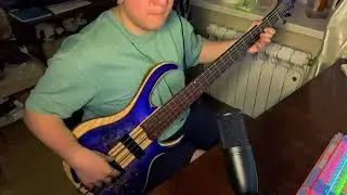 Billy Cobham - Red Baron Bass cover + (bad) impro