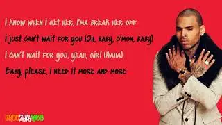 Chris Brown - One More Time [LYRIC VIDEO]