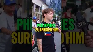Philippines Surprised a Foreigner 🇵🇭 #shorts #interview